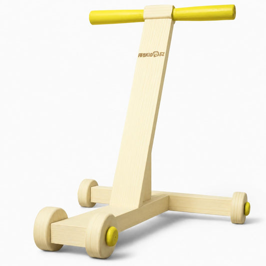 Premium Wooden Baby Walker (Nadavandi) for 9-36 Months | Push Walker for Baby | Traditional Nadavandi Wooden Push Walker | Sturdy, Safe, Eco-Friendly Baby Push Toy | Easy DIY Assembly