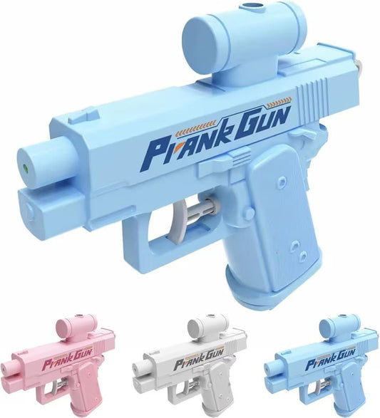 Prank Water Gun Toy with Dual Spray Nozzle Design - Funny Squirt Gun Gag Toy for Kids & Adults, Compact Handheld Water Sprayer for Parties, School, Office, Backyard and Outdoor Play