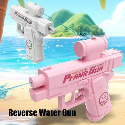 Prank Water Gun Toy with Dual Spray Nozzle Design - Funny Squirt Gun Gag Toy for Kids & Adults, Compact Handheld Water Sprayer for Parties, School, Office, Backyard and Outdoor Play