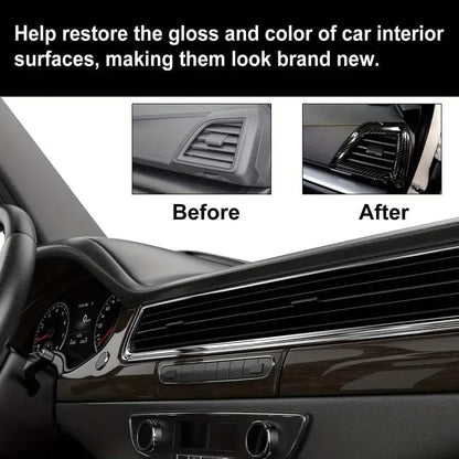 Crystal Coating for Car Plastic Parts | 30ml PVC Restorer & Car Interior Cleaner