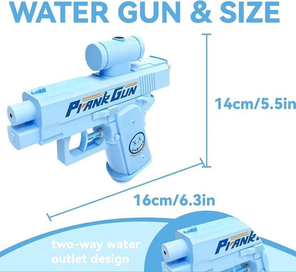Prank Water Gun Toy with Dual Spray Nozzle Design - Funny Squirt Gun Gag Toy for Kids & Adults, Compact Handheld Water Sprayer for Parties, School, Office, Backyard and Outdoor Play