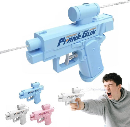 Prank Water Gun Toy with Dual Spray Nozzle Design - Funny Squirt Gun Gag Toy for Kids & Adults, Compact Handheld Water Sprayer for Parties, School, Office, Backyard and Outdoor Play