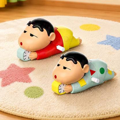 Cute Shinchan Crawling Toy for Toddlers | Key Operated Wind-Up Moving Baby Toy | Cartoon Action Figure Crawling Toy | Fun Interactive Kids | Birthday Gift for Boys Girls