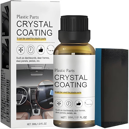 Crystal Coating for Car Plastic Parts | 30ml PVC Restorer & Car Interior Cleaner
