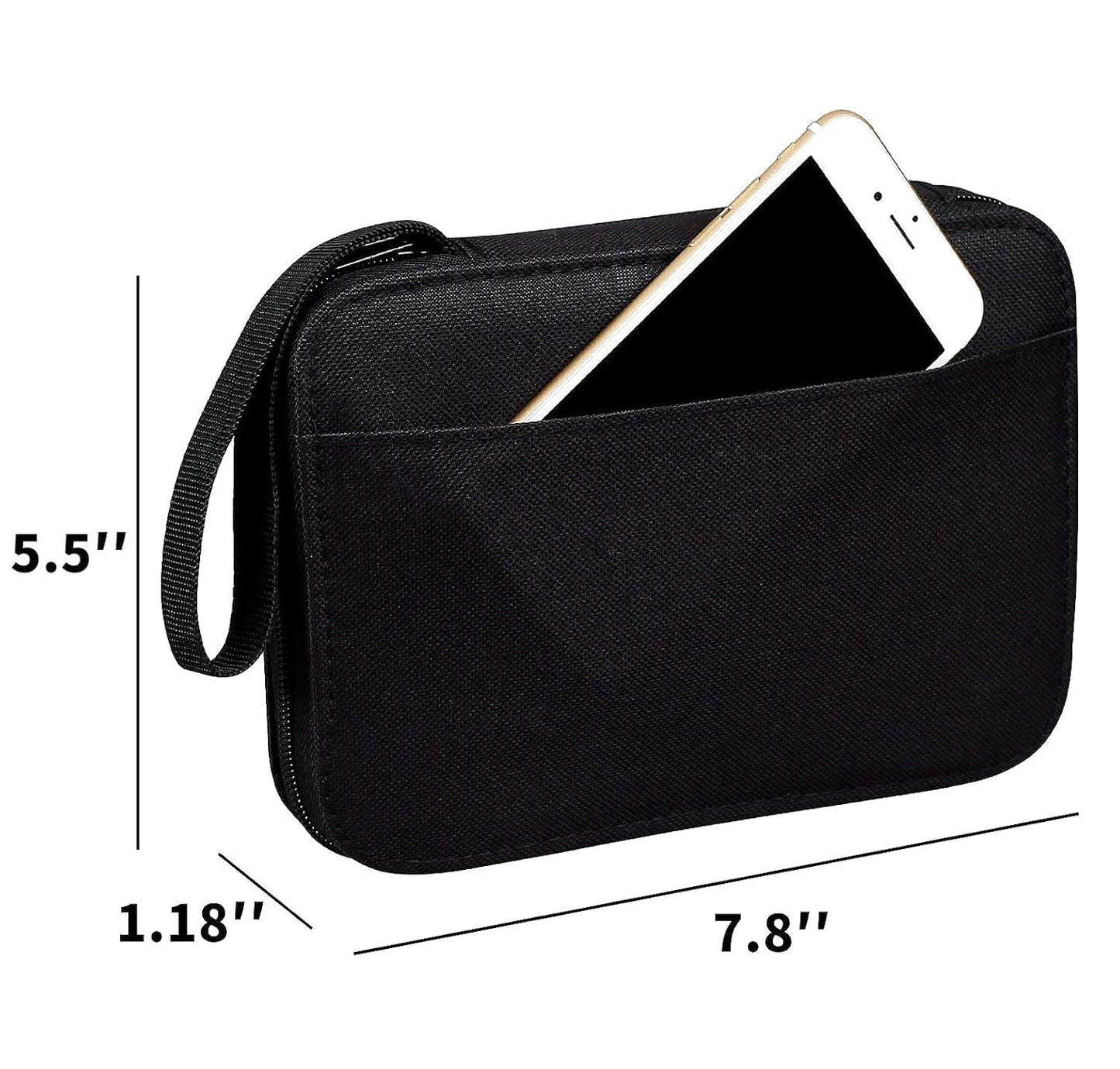 Zekista Premium Sewing Kit Bundle with Carrying Case | Portable Sewing Set with Scissors, Threads, Needles, Tape Measure & Buttons for Home, Travel and Emergency Repairs